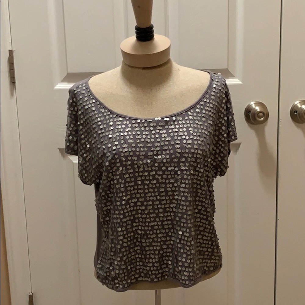 Slouchy Sequined Shirt